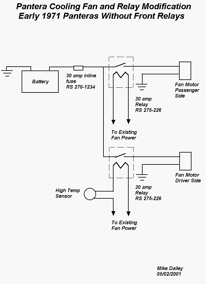 Cooling Fan Relay Modification
